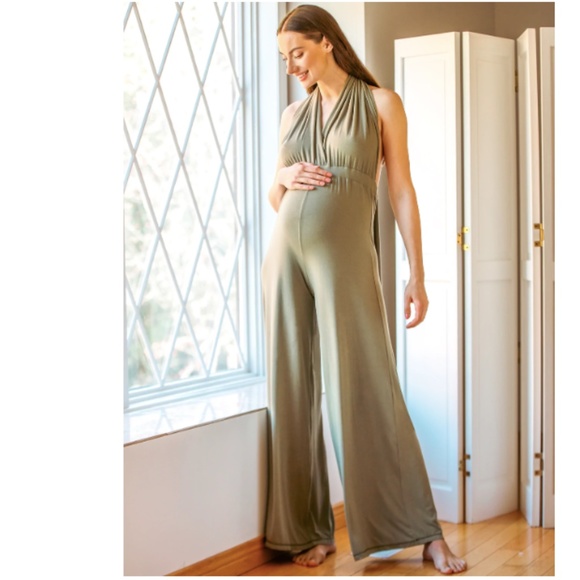 Aumnie 🇨🇦 Multiway Infinity Hatch Jumpsuit Jumper M Maternity Size 6 - Picture 1 of 8